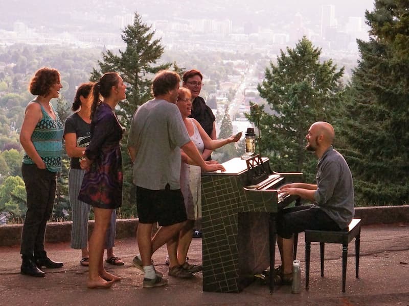 First Ever PORTLAND PIANO Scavenger Hunt
